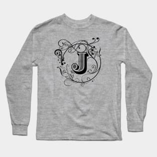 Letter J Long Sleeve T-Shirt